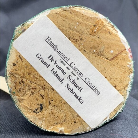 DeVonne Schuett School Teacher Canvas Figurine Artisan Handmade 6.5" NWT - Picture 10 of 10